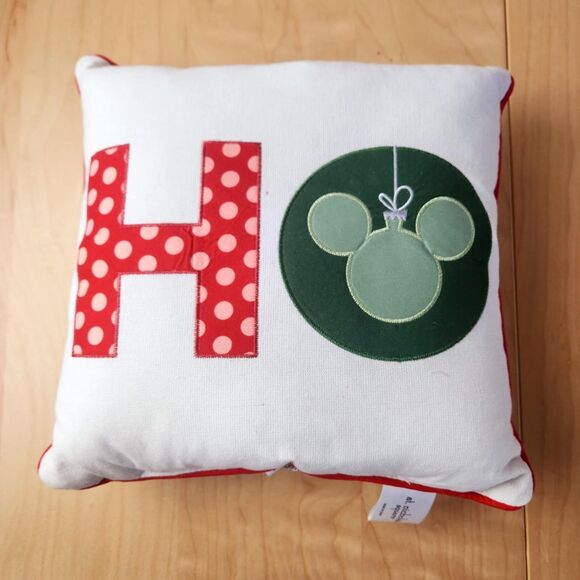 3 x Disney Mickey Mouse Ho Ho Ho Christmas Throw Pillows St. Nicholas Square - Picture 2 of 10